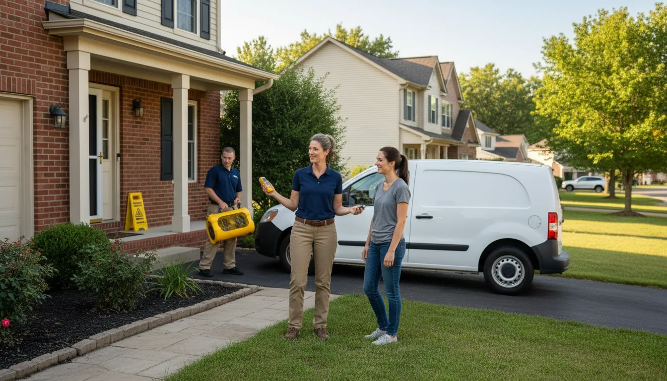 Water restoration image for Mildew Remediation in Lansing, KS